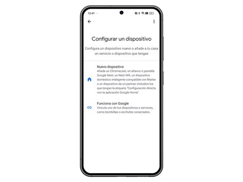 Configurar tu dispositivo con el Asistente de Google integrado.